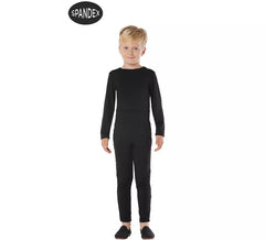 Conjunto Maillot Spandex en 2 piezas color Negro para niños
