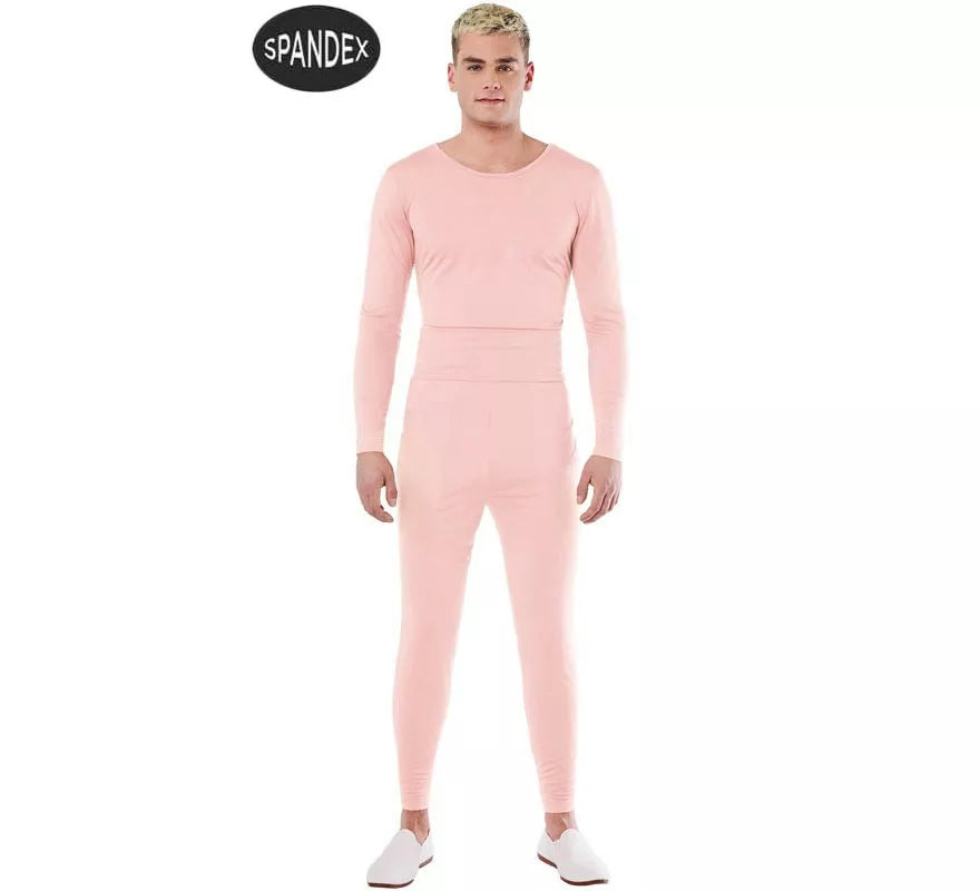 Translation missing: es.Conjunto Maillot Spandex en 2 piezas color Rosa hombre