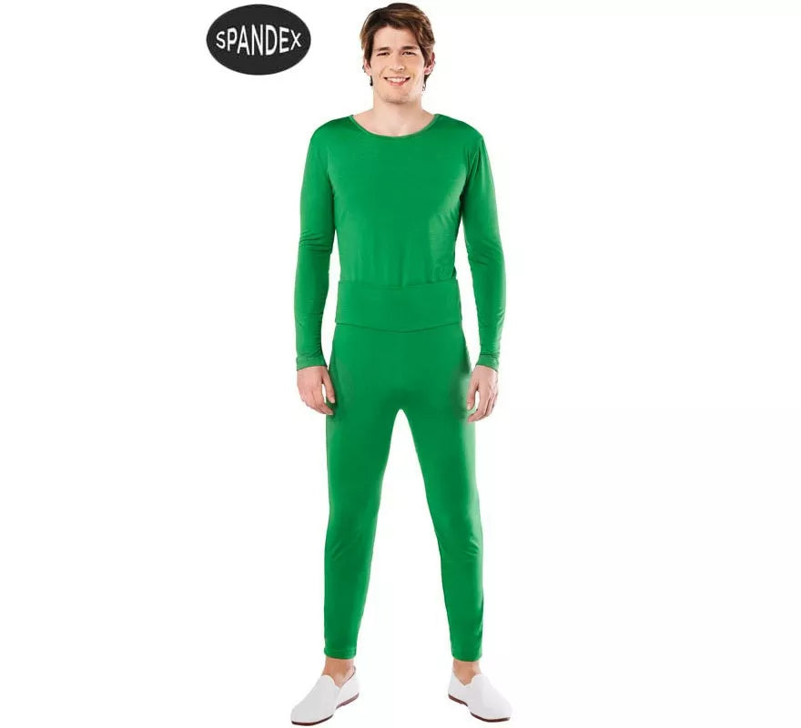 Translation missing: es.Conjunto Maillot Spandex en 2 piezas color Verde para hombre
