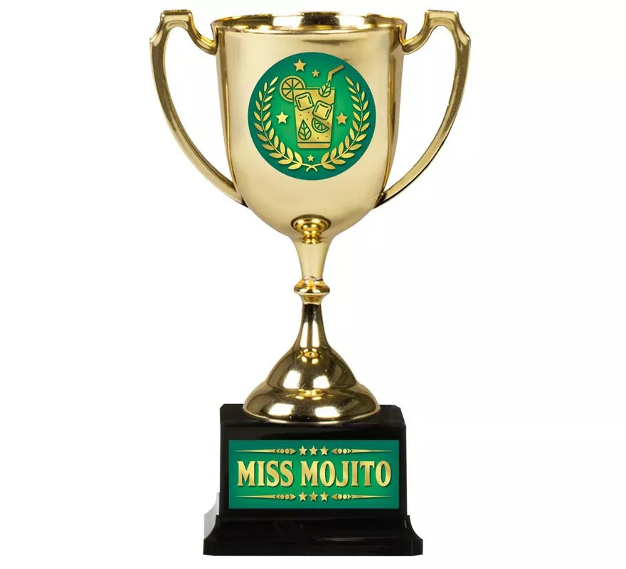 Translation missing: es.Copa Miss Mojito dorado y verde 18 cm