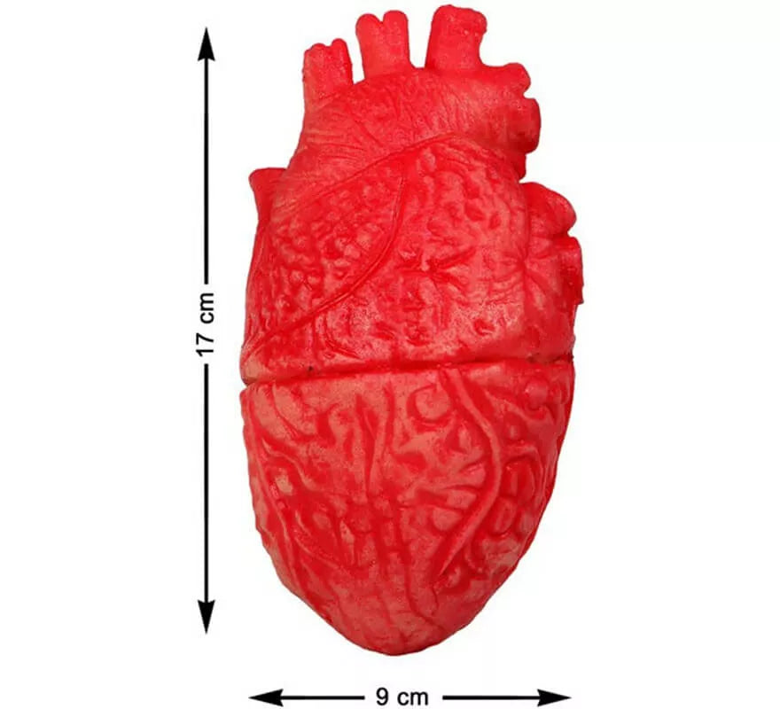 Corazón Sangriento para decoración de 17x9 cm