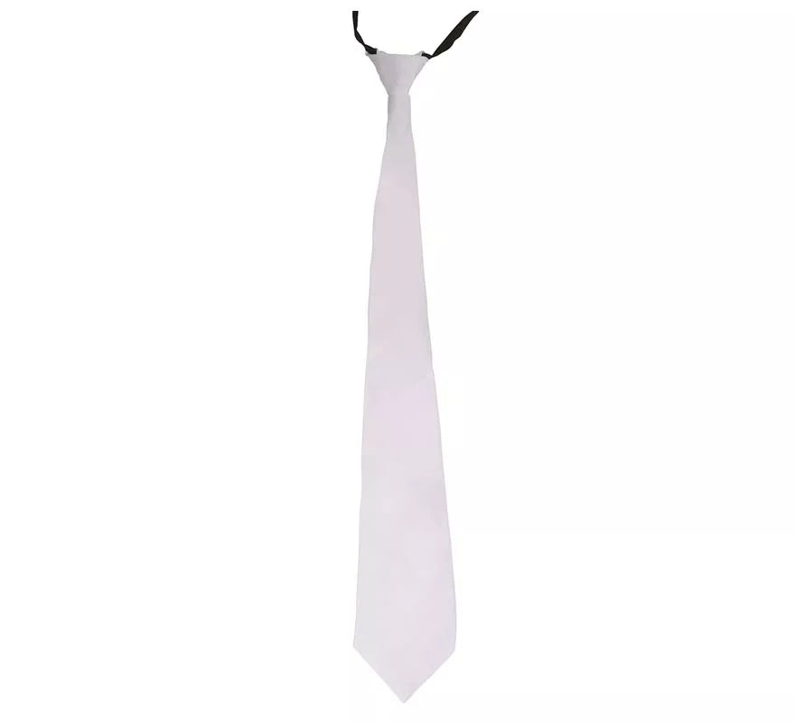 Translation missing: es.Corbata blanca de 35 cm