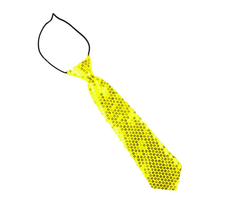 Translation missing: es.Corbata con lentejuelas infantil de 30 cm en varios colores