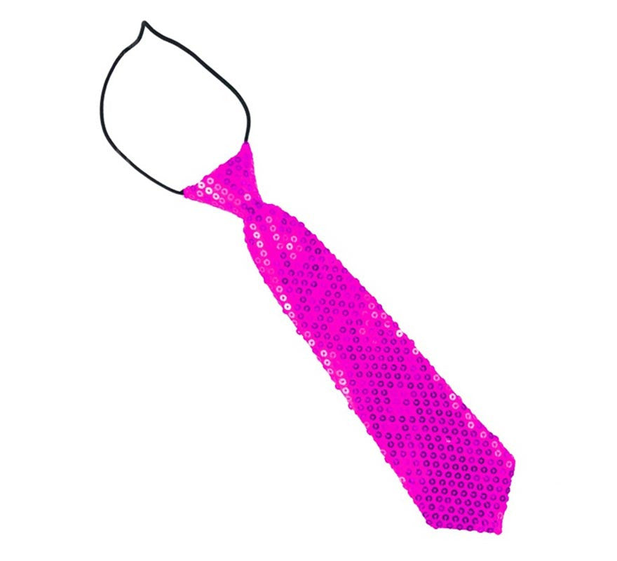 Translation missing: es.Corbata con lentejuelas infantil de 30 cm en varios colores