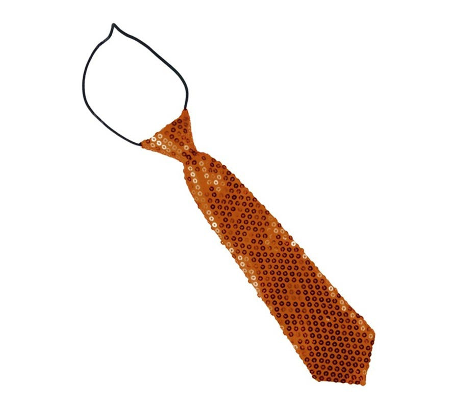 Translation missing: es.Corbata con lentejuelas infantil de 30 cm en varios colores