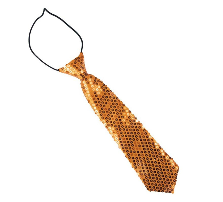 Translation missing: es.Corbata con lentejuelas infantil de 30 cm en varios colores
