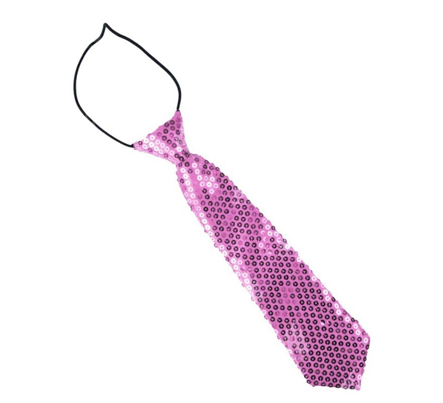 Translation missing: es.Corbata con lentejuelas infantil de 30 cm en varios colores
