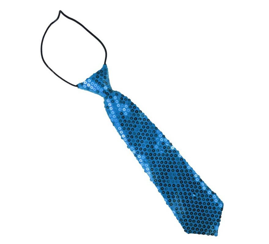 Translation missing: es.Corbata con lentejuelas infantil de 30 cm en varios colores