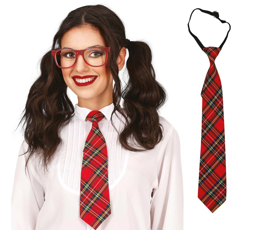 Translation missing: es.Corbata de Estudiante a cuadros de 45 cm