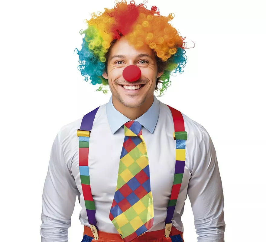 Translation missing: es.Corbata de Payaso cuadros 55 cms