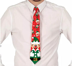 Corbata Estampada de Elfo de 45 cm