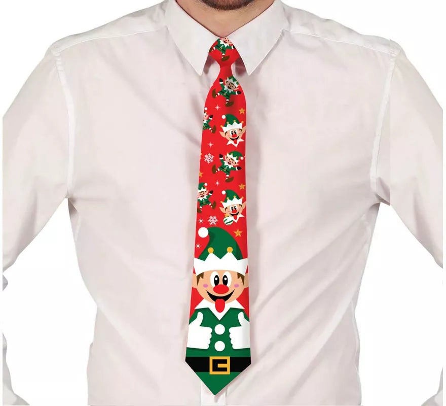 Translation missing: es.Corbata Estampada de Elfo de 45 cm