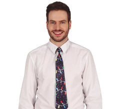 Corbata Luces de Navidad de 45 cm