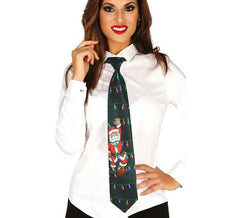 Corbata Papá Noel con Luz y Música