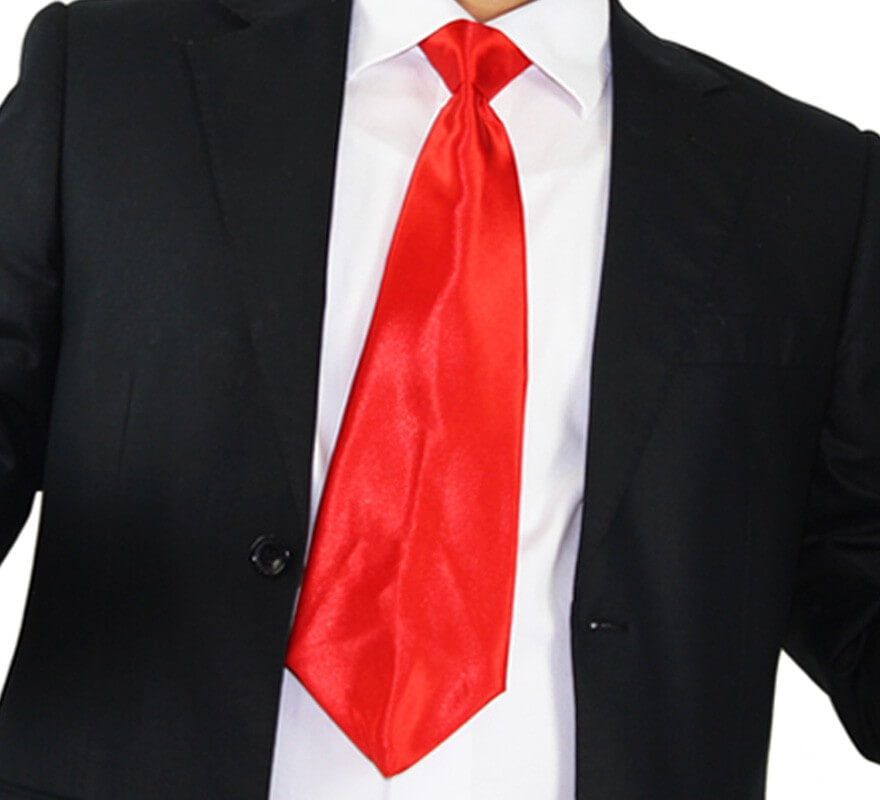 Translation missing: es.Corbata Roja de Presidente Americano 50 cm para adultos