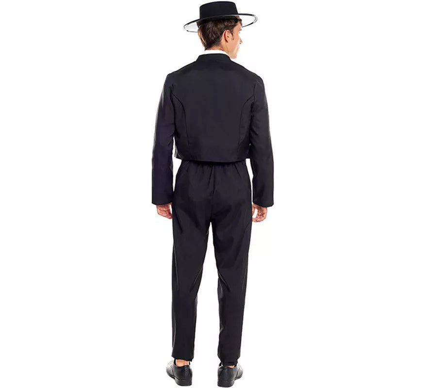 Translation missing: es.Cordobés Negro Elegante para hombre