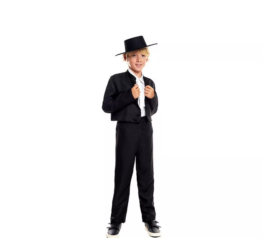 Translation missing: es.Cordobés Negro Elegante para niño