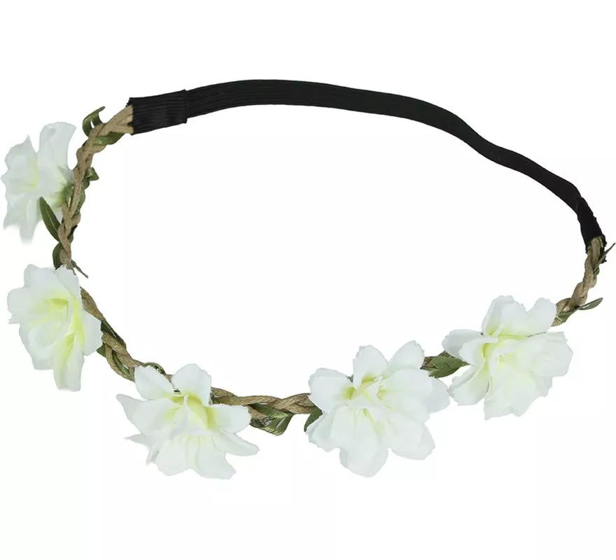 Corona de Flores blancas
