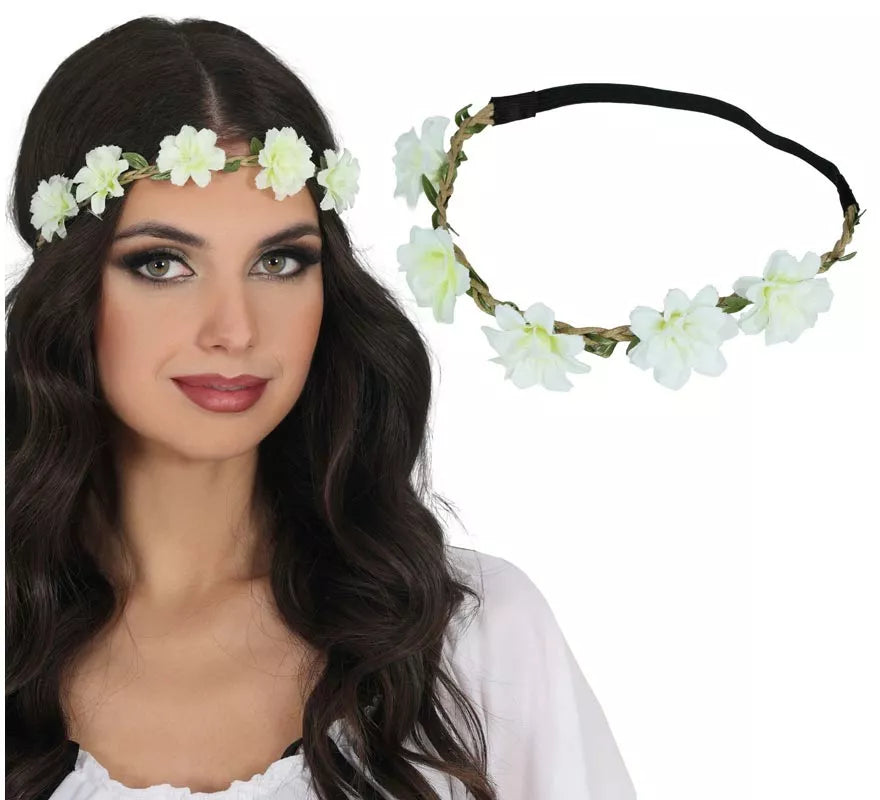 Translation missing: es.Corona de Flores blancas