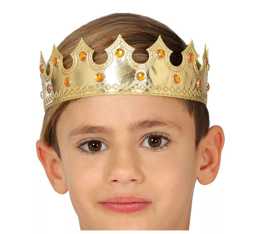 Translation missing: es.Corona de Rey Dorada Infantil