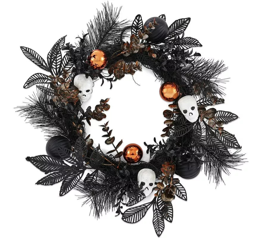 Translation missing: es.Corona Flor Halloween de 40 cm