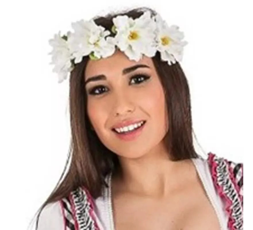 Translation missing: es.Corona Flores Blancas