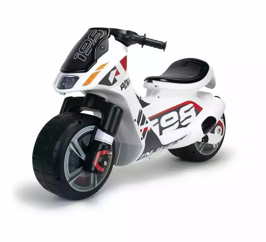 Correpasillos Moto Dragón blanco