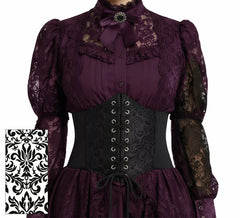 Corset negro Brillante para mujer
