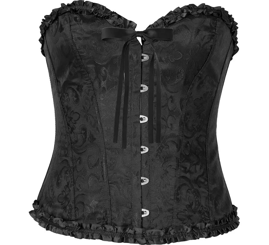 Translation missing: es.Corset negro con Lazo para mujer