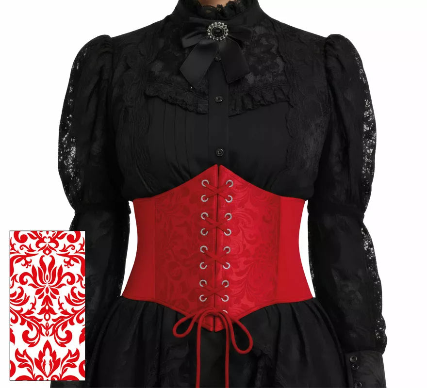 Translation missing: es.Corset rojo Brillante para mujer