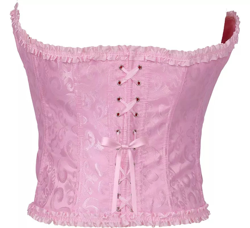 Translation missing: es.Corset rosa con Lazo para mujer