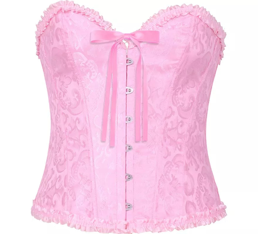 Translation missing: es.Corset rosa con Lazo para mujer