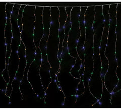 Cortina Hilo de 300 Led multicolor