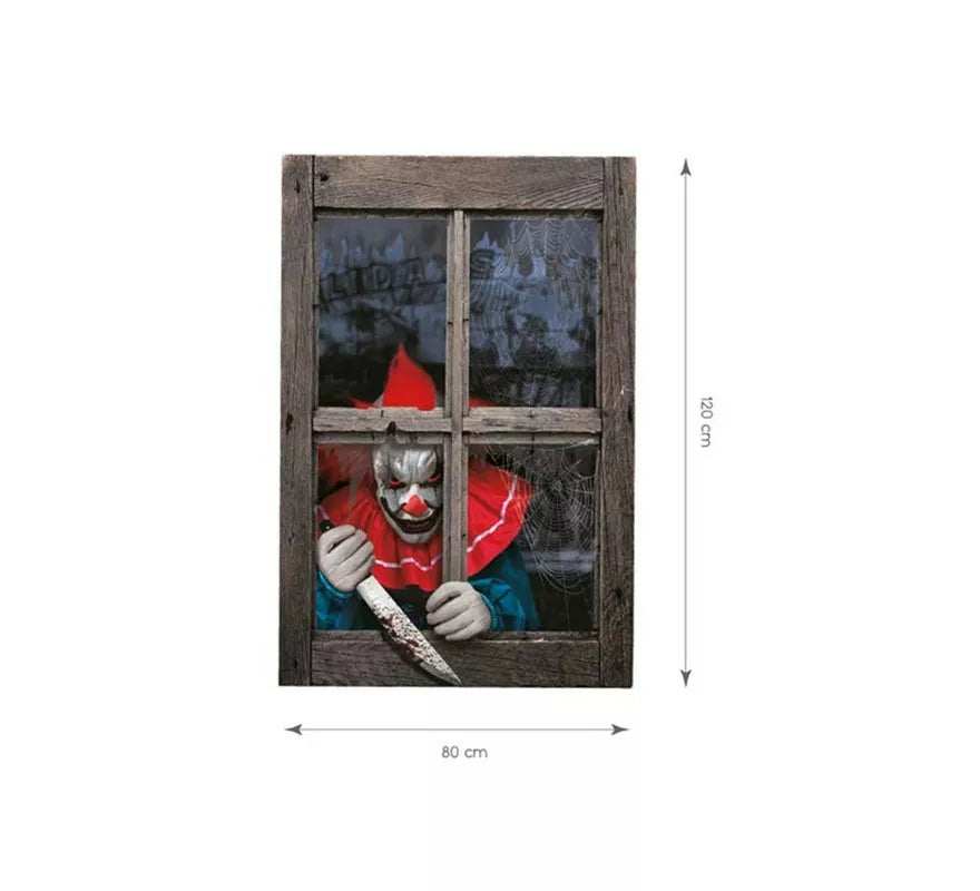 Translation missing: es.Cortina Payaso Asesino de 120x80 cm