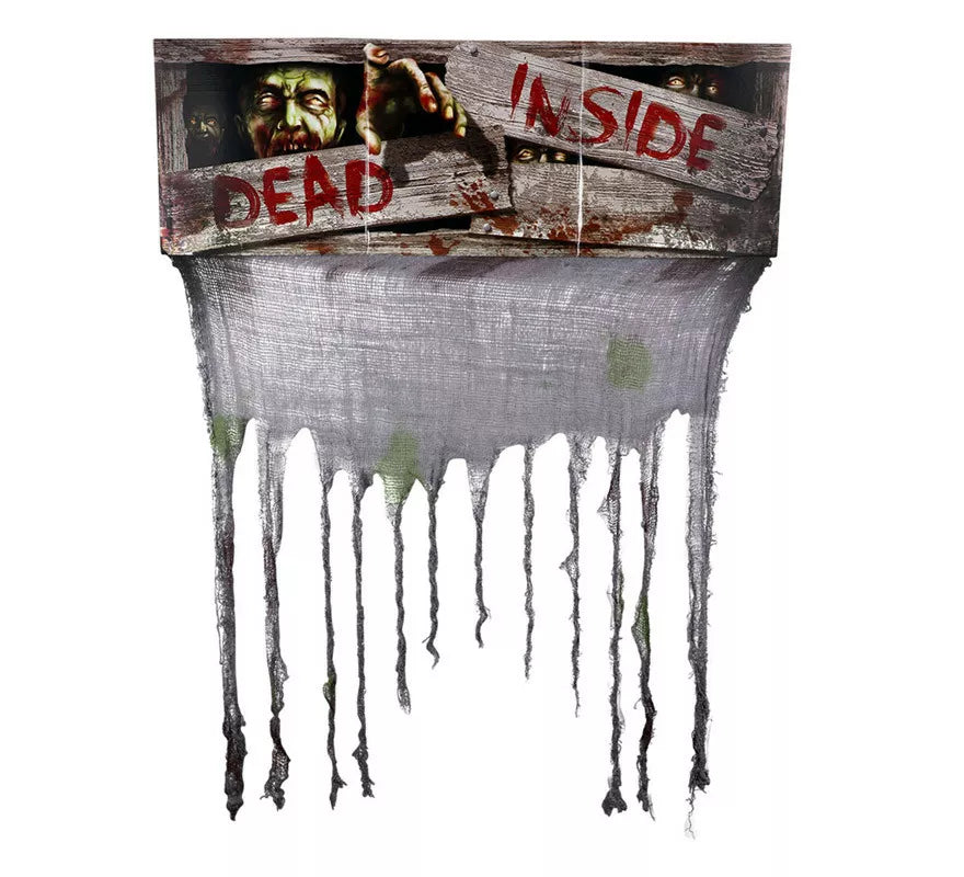 Cortina Zombie de 127X58 cm