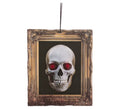Cuadro de Calavera con Luz de 27,5x32,5 cm