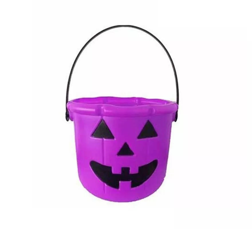 Translation missing: es.Cubo Calabaza Halloween de 20 cm en varios colores