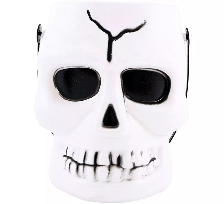 Translation missing: es.Cubo Calavera Blanca de 14x16x17 cm
