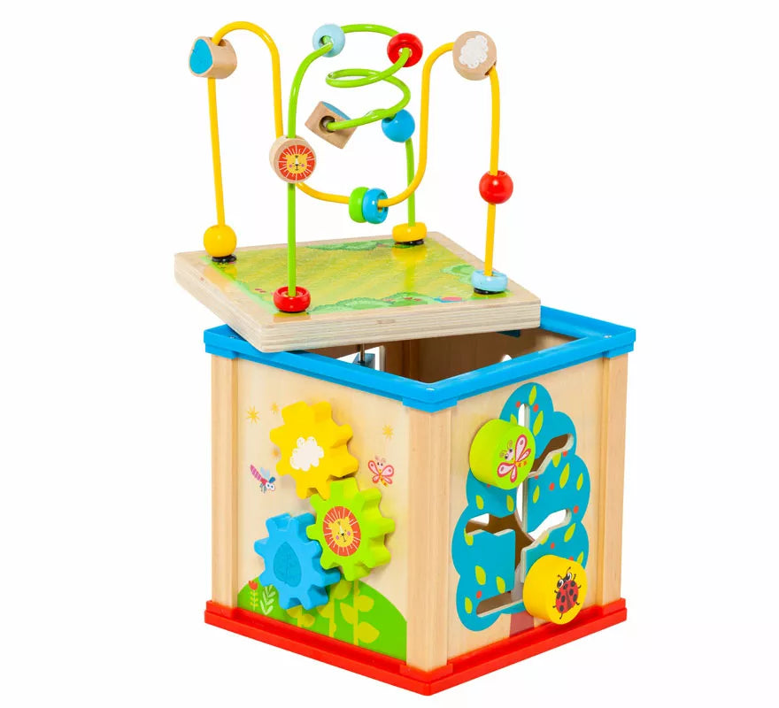 Cubo Interactivo de Madera