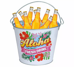 Cubo Metal Aloha de 19x23 cm