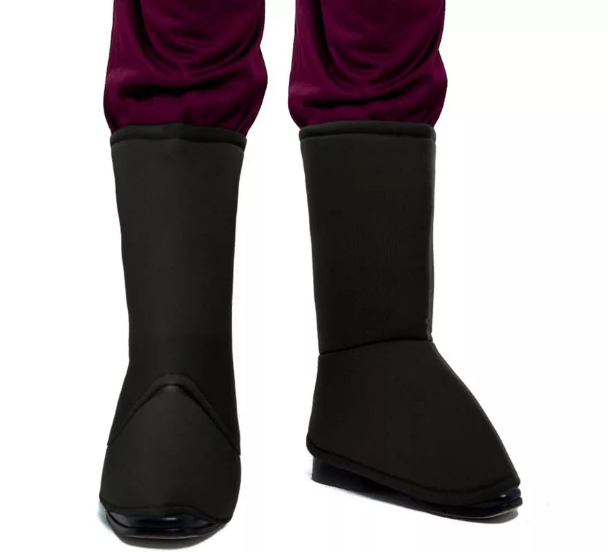 Translation missing: es.Cubrebotas Medievales negro infantil