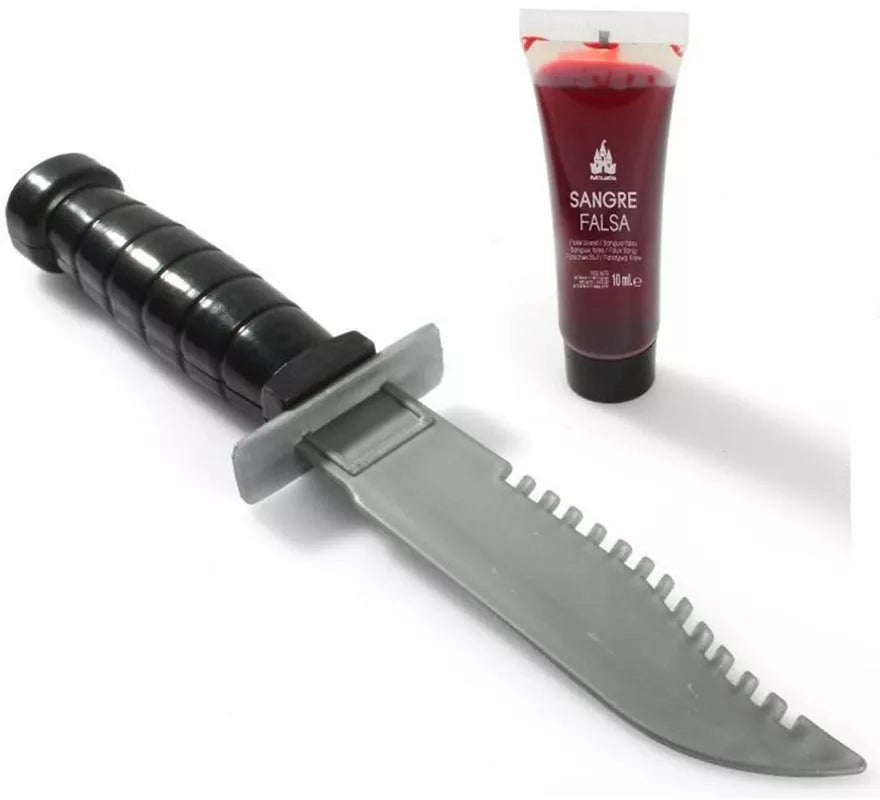 Translation missing: es.Cuchillo de 14 cm con bote de Sangre de 10 ml