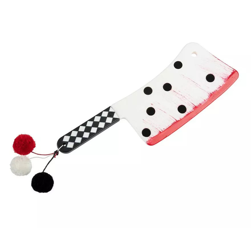 Translation missing: es.Cuchillo de Payaso a cuadros de juguete de 28 cm