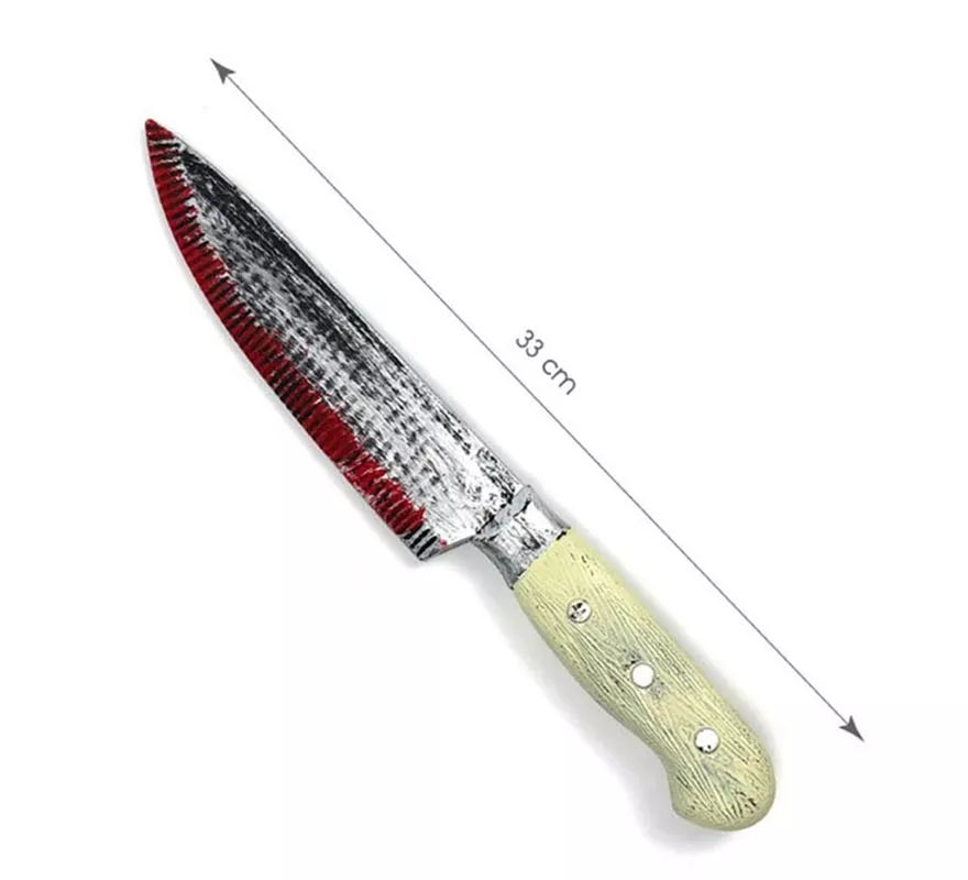 Translation missing: es.Cuchillo Manchado con sangre de 33 cm