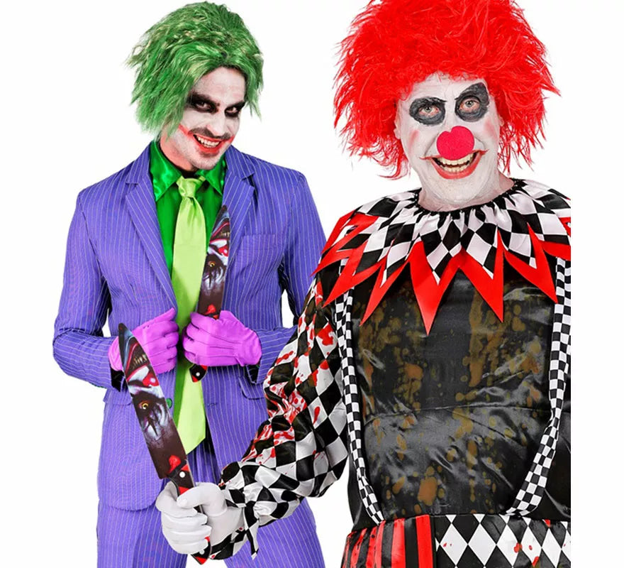 Translation missing: es.Cuchillo Payaso de Terror de 31 cm con diseño en ambas caras
