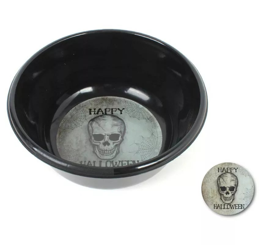 Translation missing: es.Cuenco Calavera negro de 28x7,5 cm