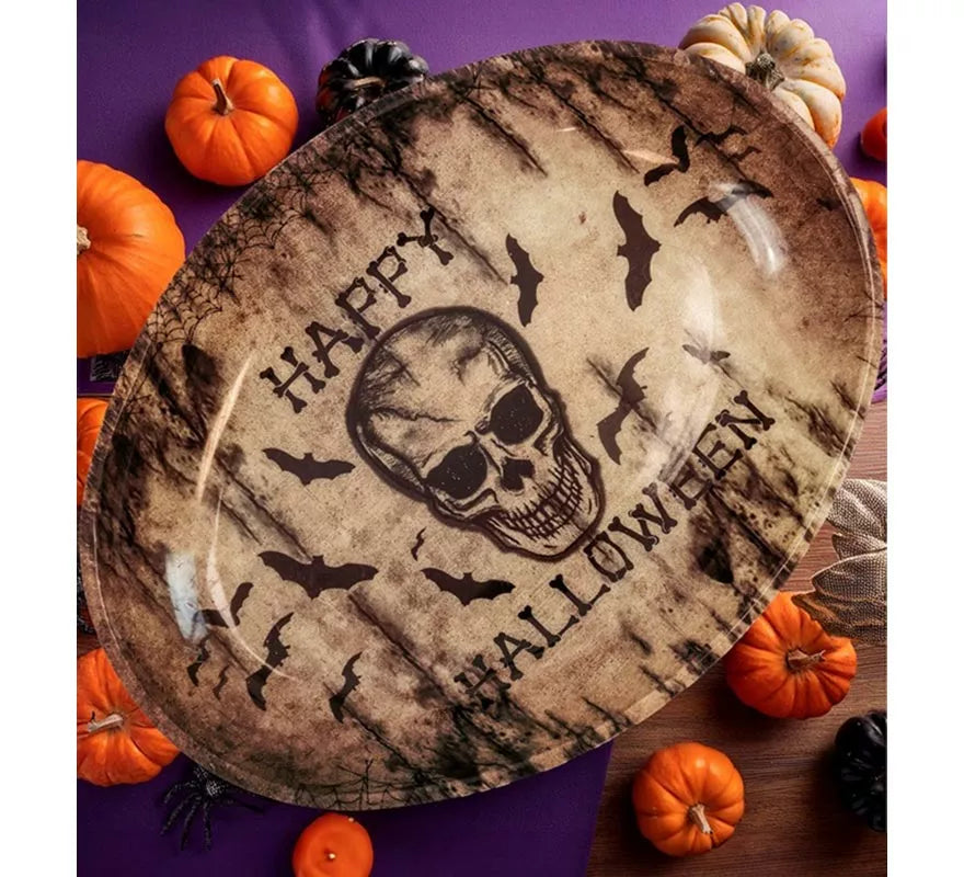 Translation missing: es.Cuenco de Calavera Feliz Halloween de 40x30,5 cm