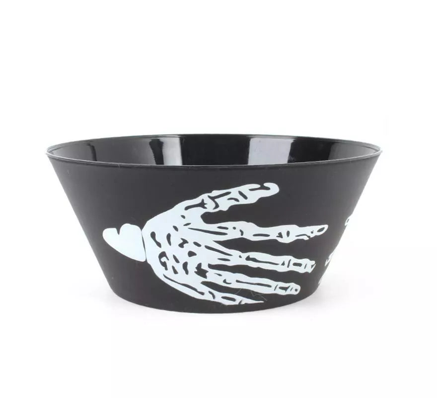Translation missing: es.Cuenco Mano esqueleto negro de 26x16x11 cm