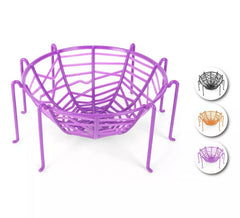 Cuenco Telaraña con patas lila en colores surtidos de 23x10 cm