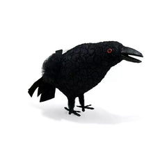 Cuervo negro de 24 cm